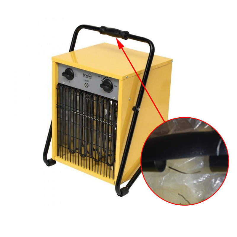 Aeroterma industriala 9000W, 2 trepte de incalzire, IPX4, protectie la supraincalzire, RESIGILAT - imagine 5